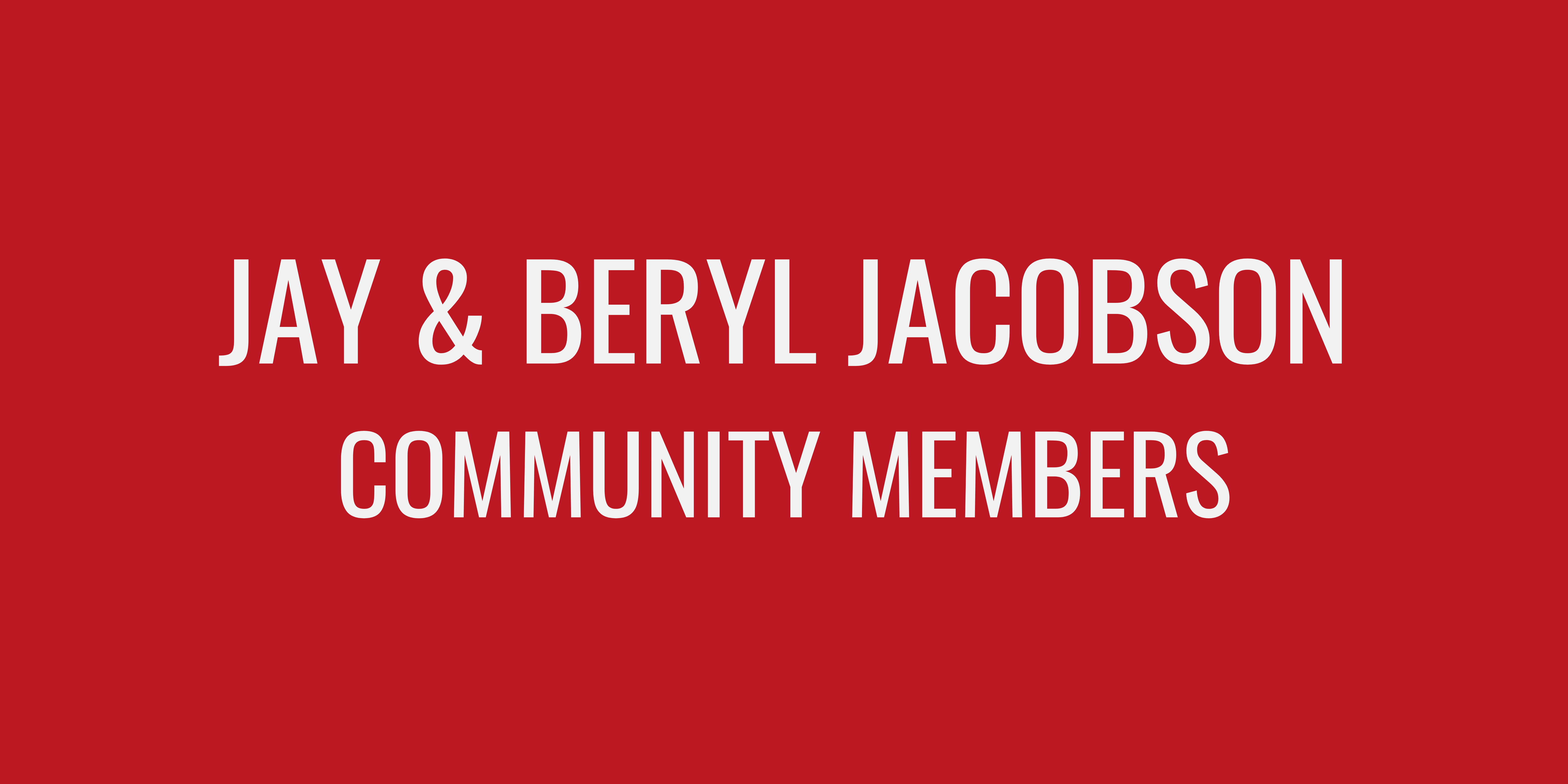 Jay & Beryl Jacobson