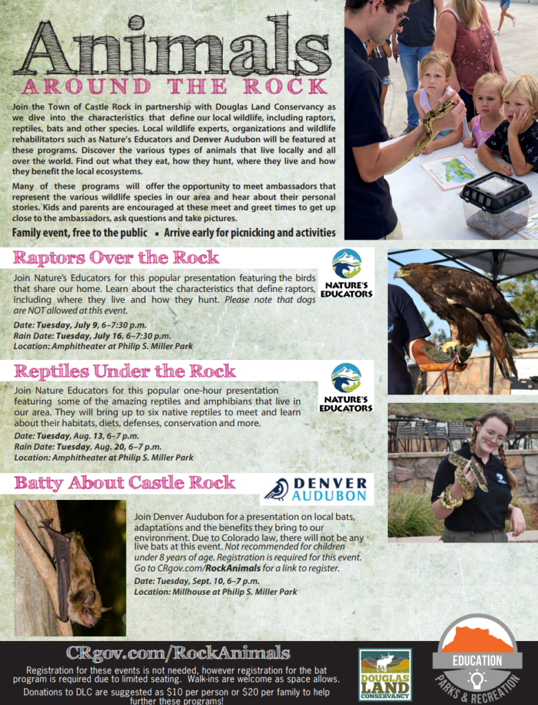 Animals Around the Rock - Douglas Land Conservancy